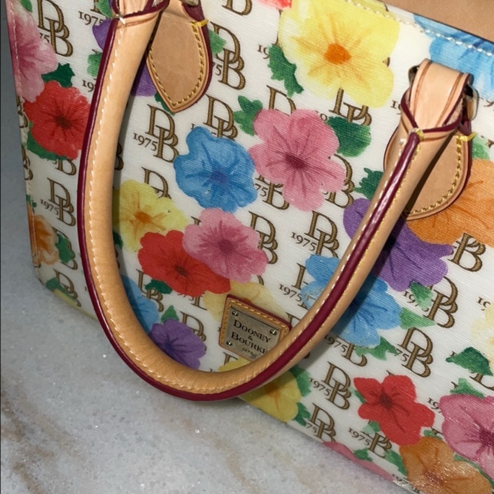 Dooney & Bourke Multicolor Floral Tote - Picture 4 of 17